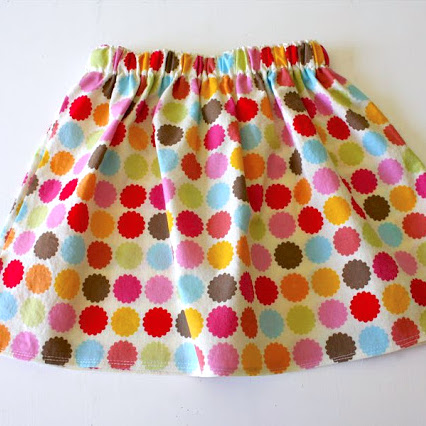 How to make a gathered skirt with an elastic waist without a pattern