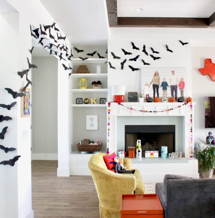 Paper Bats Made Everyday - Bat Home Decor