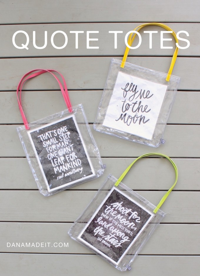How to make Quote Totes on MADE