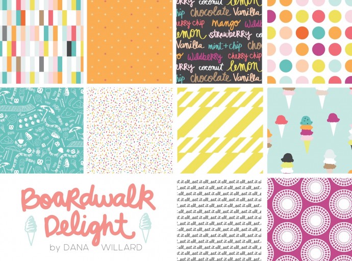 Boardwalk Delight Fabrics by Dana Willard
