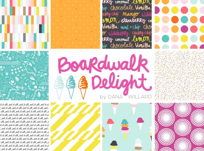 Boardwalk Delight Fabrics by Dana Willard for Art Gallery Fabrics
