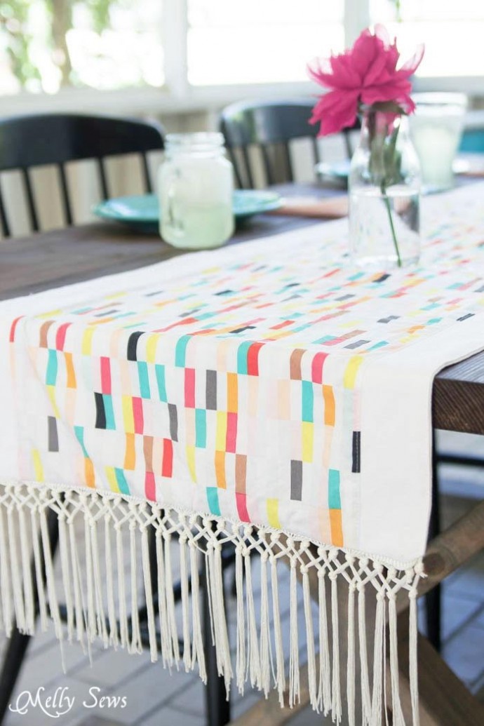 Boardwalk Delight Table Runner by Melly Sews