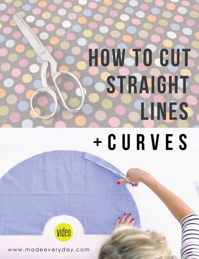 Best Tricks! How to Cut Straight Lines and Curves | Video from MADE Everyday with Dana