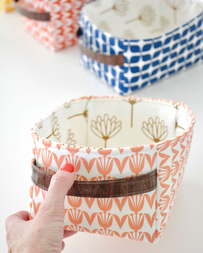 Hold It Bin sewing pattern from MADE Everyday with Dana