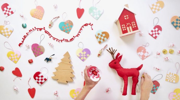 How to make Danish Heart Baskets - a holiday tutorial on MADE Everyday with Dana Willard