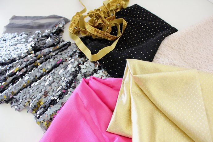 How to sew a lined skirt from sequin (or other fancy!) fabrics | video tutorial from MADE Everyday with Dana