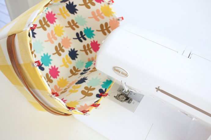 Sew a Fabric Storage Bin in any size | Video tutorial from MADE Everyday with Dana | Hold It Bin sewing pattern