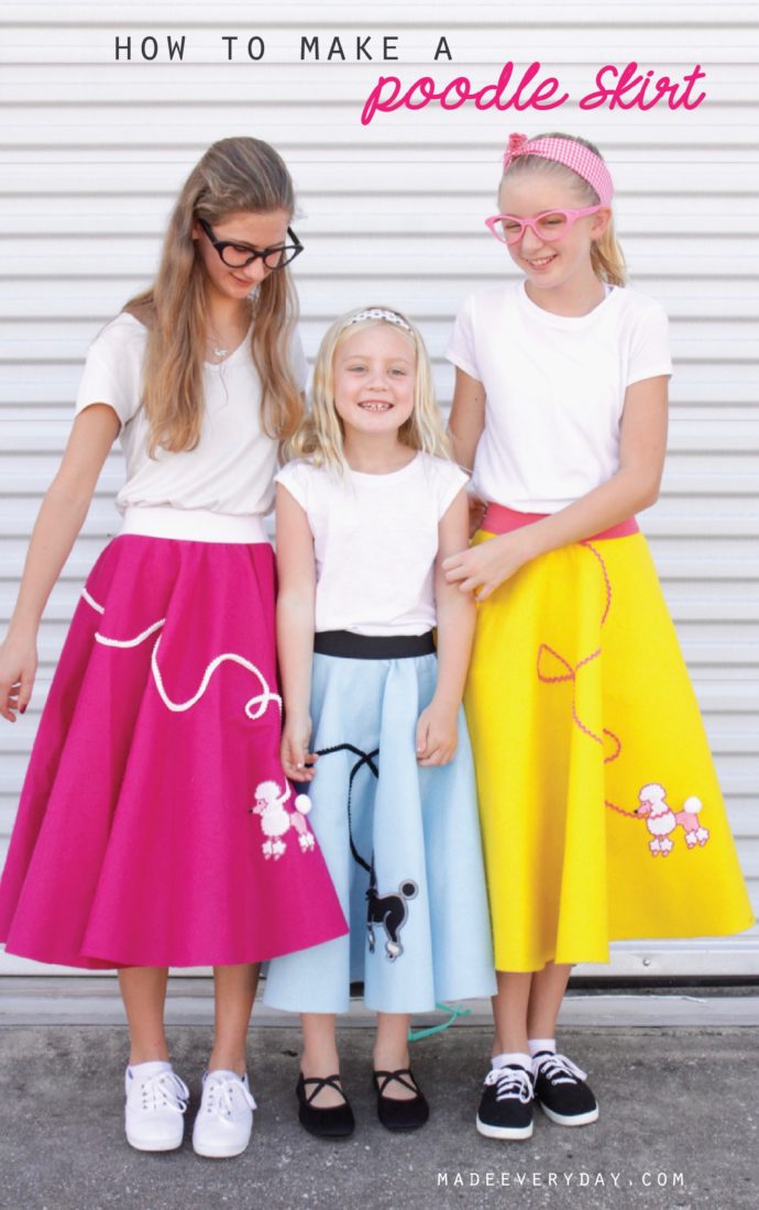 McCalls 8899 Girls Costumes  Poodle Skirt Size CH 7810 or 810 or  1214 Uncut Sewing Pattern